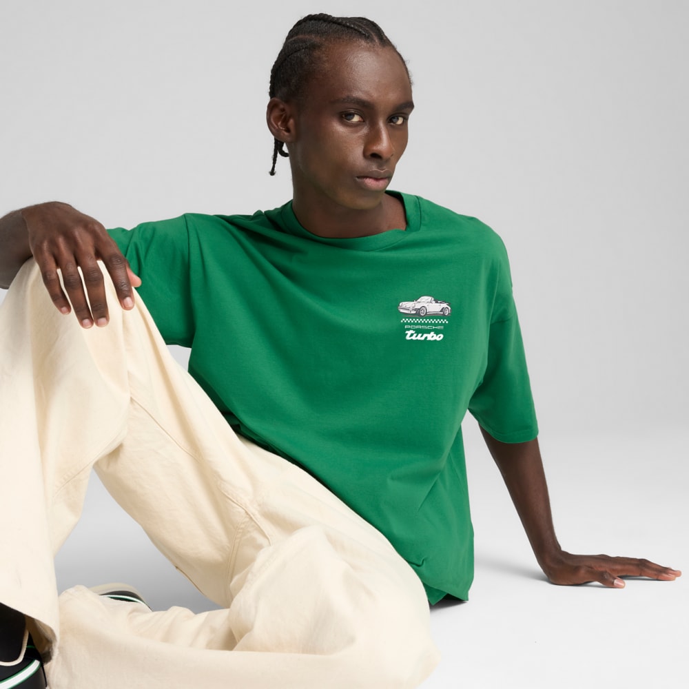 Зображення Puma Футболка Porsche Legacy Graphic Tee 1 Men #1: Archive Green