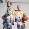 Изображение Puma Лонгслив Dylan Exhibit Hockey-Inspired Basketball Hoodie Men #1: Vivid Blue-AOP