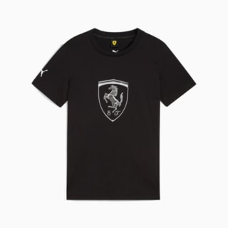 Изображение Puma Детская футболка Scuderia Ferrari Race Tonal Big Shield Tee Youth