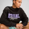Изображение Puma Свитшот Lace Em Up Equal Respect Crew Women #5: Puma Black