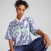 Изображение Puma Футболка Lace Em Up Women's Division Top Women #1: Puma White-AOP