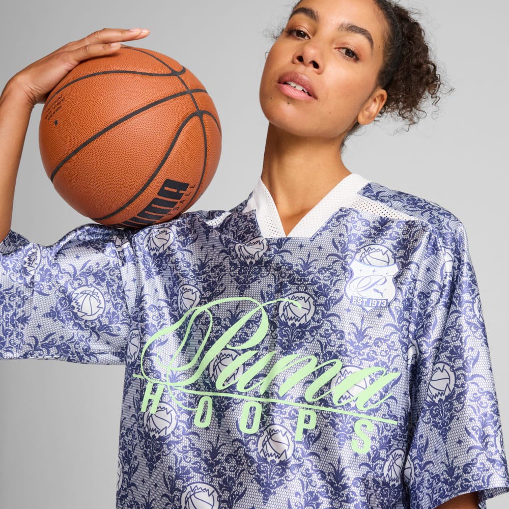 Изображение Puma Футболка Lace Em Up Women's Division Top Women #2: Puma White-AOP