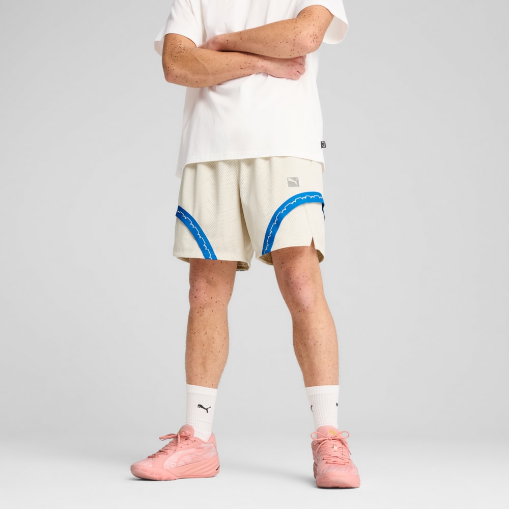 Изображение Puma Шорты Dress Code Jawline Basketball Shorts Men #1: Alpine Snow