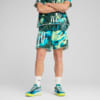 Изображение Puma Шорты Hoop Dreamz Short II Unisex #1: Dark Myrtle-Spring Fern-AOP
