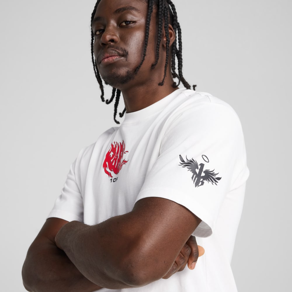 Зображення Puma Футболка Melo Phoenix Basketball Tee Men #2: Puma White