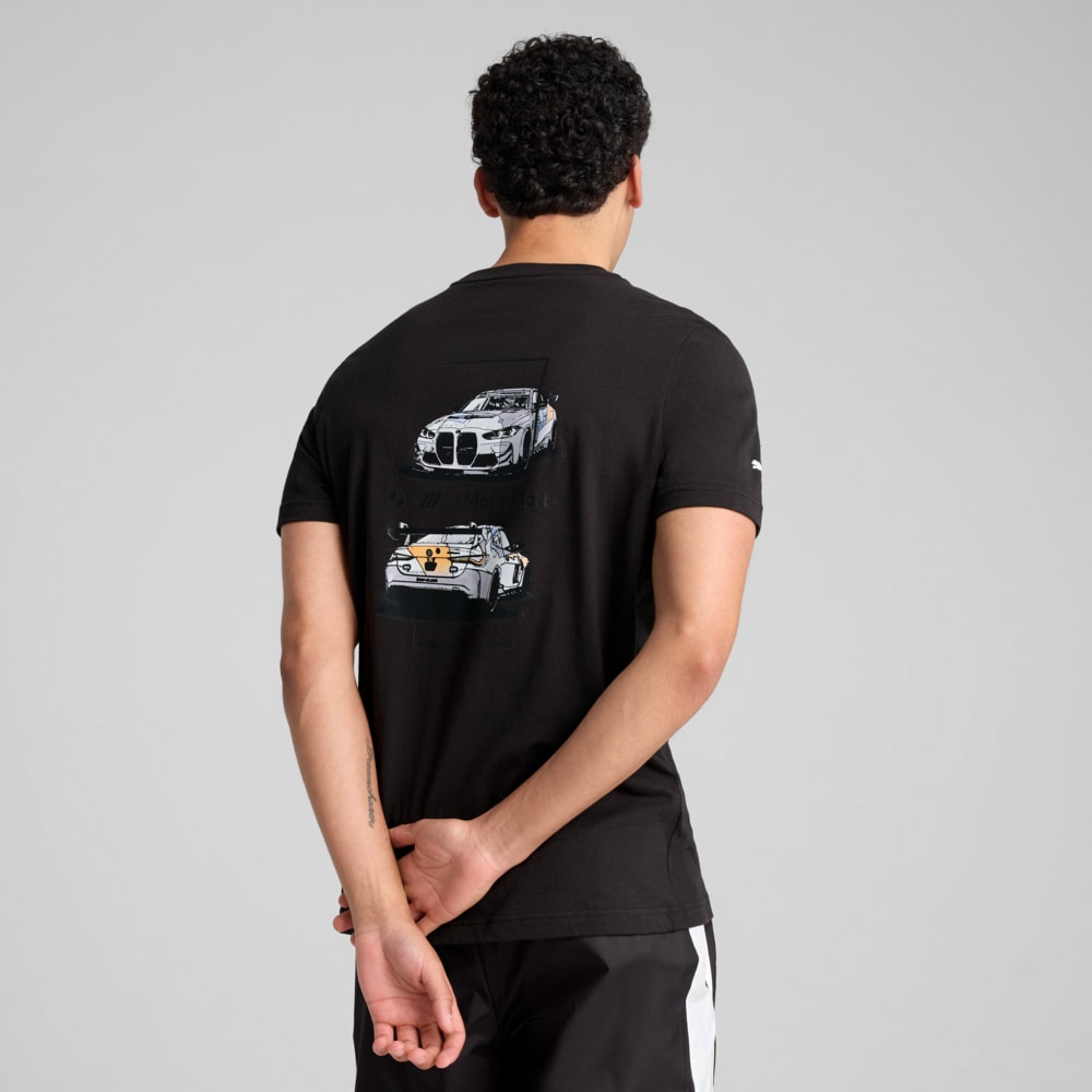 Зображення Puma Футболка BMW M Motorsport Car Graphic Tee 2 Men #2: Puma Black