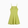 Изображение Puma Платье WARDROBE ESS Ribbed Flared Short Dress Women #5: Sea Kelp