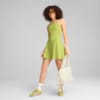 Изображение Puma Платье WARDROBE ESS Ribbed Flared Short Dress Women #3: Sea Kelp