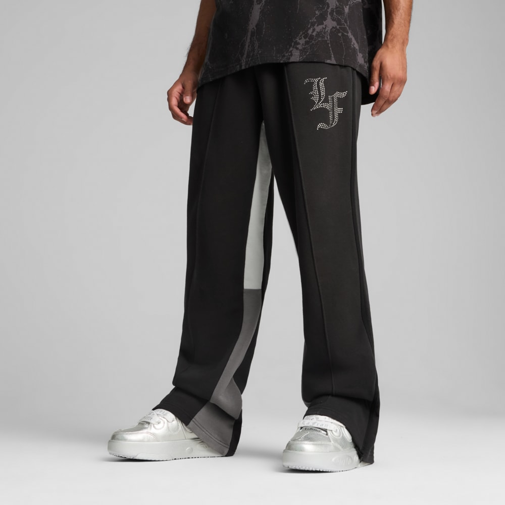Изображение Puma Брюки PUMA HOOPS x LAFRANCÉ Written in Chrome Pants Men #1: Puma Black