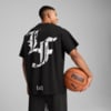 Изображение Puma Футболка PUMA HOOPS x LAFRANCÉ Written in Chrome Tee Unisex #4: Puma Black