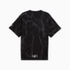 Зображення Puma Футболка PUMA HOOPS x LAFRANCÉ Written in Chrome Marble Tee Unisex #7: PUMA Black-Flat Medium Gray AOP