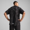 Зображення Puma Футболка PUMA HOOPS x LAFRANCÉ Written in Chrome Marble Tee Unisex #4: PUMA Black-Flat Medium Gray AOP