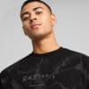 Зображення Puma Футболка PUMA HOOPS x LAFRANCÉ Written in Chrome Marble Tee Unisex #5: PUMA Black-Flat Medium Gray AOP