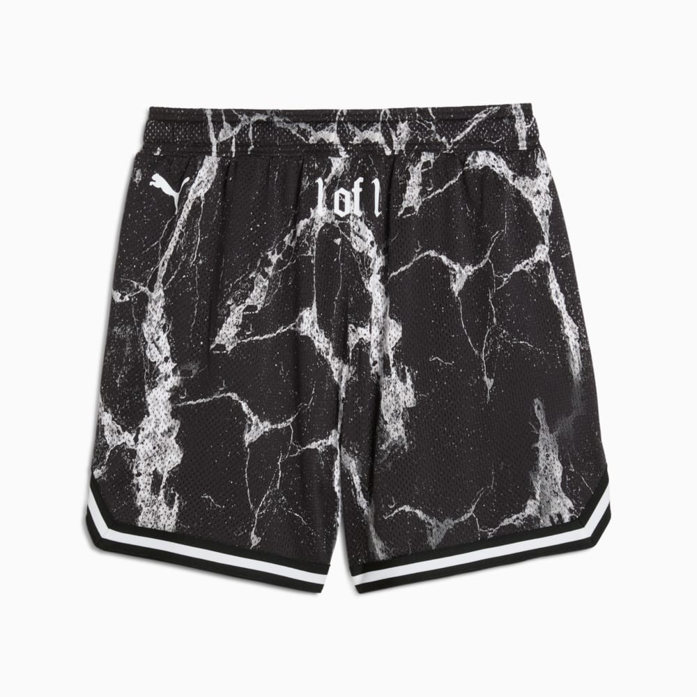 Imagen PUMA Shorts PUMA HOOPS x LAFRANCÉ Written in Chrome para hombre #6