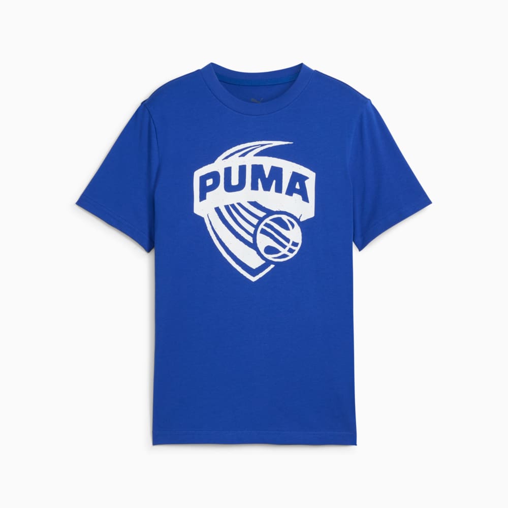 Изображение Puma Детские футболка Posterize Basketball Tee I Youth #1: Vivid Blue