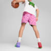 Изображение Puma Шорты PUMA HOOPS x TMNT Basketball Shorts Men #4: Vine-Ultra Violet-Fast Pink