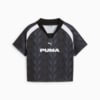 Imagen PUMA Camiseta de fútbol estilo baby tee para mujer #6