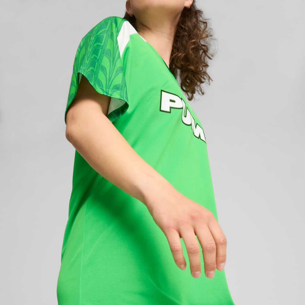 Изображение Puma Платье-футболка FOOTBALL JERSEY Dress Women #2: PUMA Green