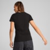 Изображение Puma Футболка ESS METALLIC No. 1 Logo Tee Women #2: Puma Black-Metallic Silver