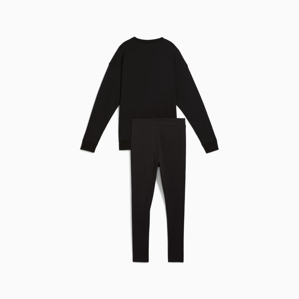 Изображение Puma Спортивный костюм Relaxed Sweat Suit Women #2: Puma Black