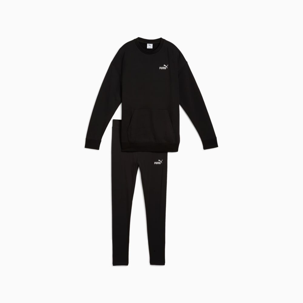 Изображение Puma Спортивный костюм Relaxed Sweat Suit Women #1: Puma Black