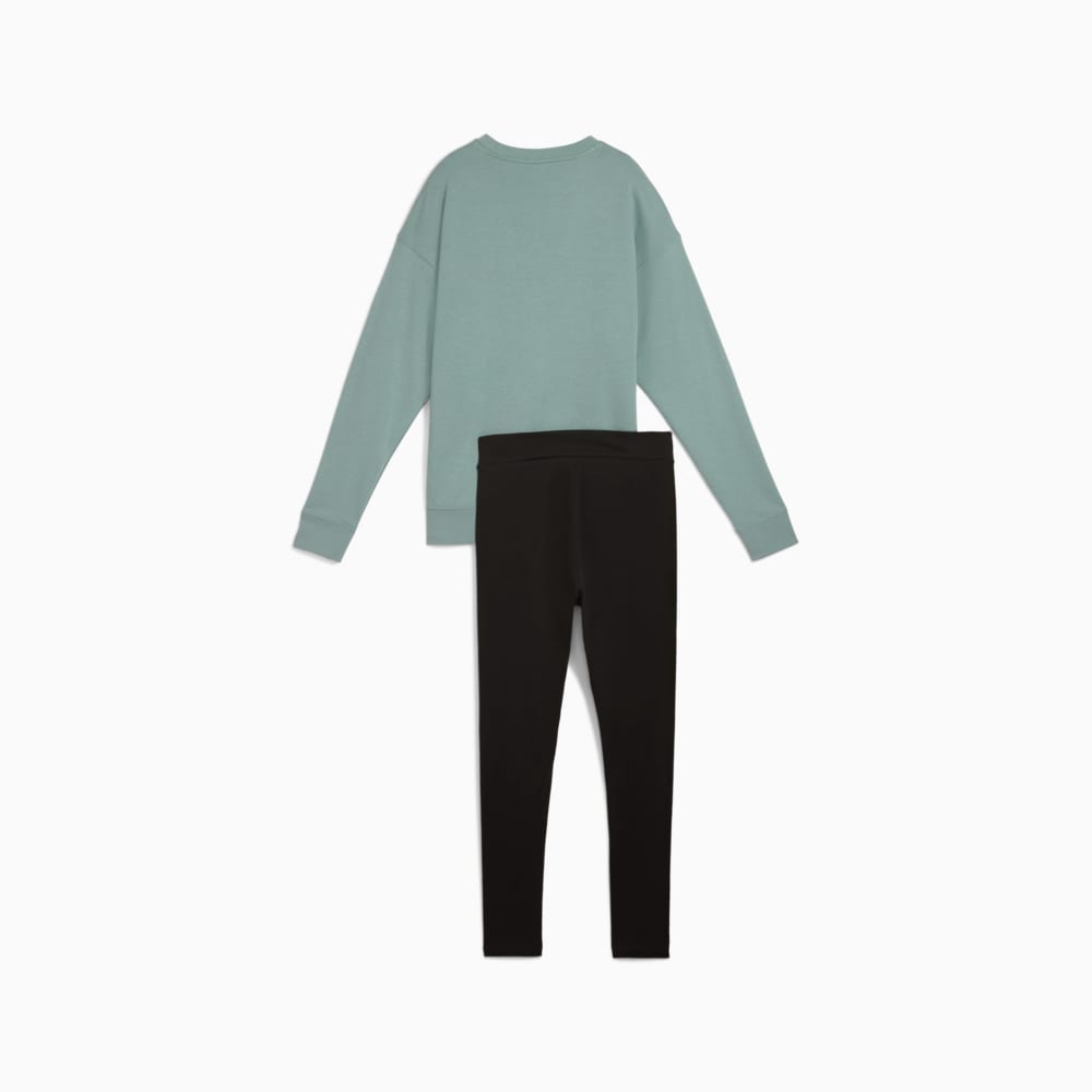 Зображення Puma Спортивний костюм Relaxed Sweat Suit Women #2: Green Moon