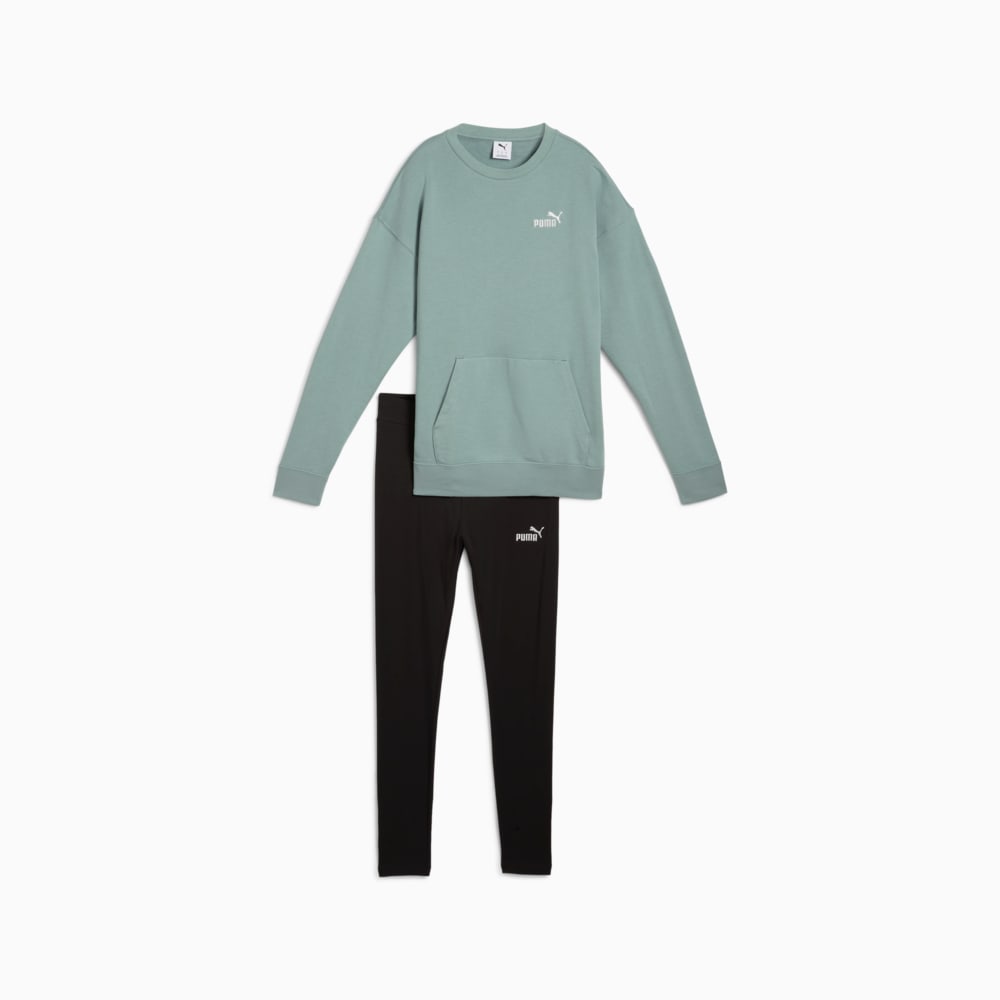 Зображення Puma Спортивний костюм Relaxed Sweat Suit Women #1: Green Moon