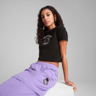 Зображення Puma Футболка PUMA X HELLO KITTY AND FRIENDS Graphic Baby Tee Women