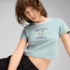 Изображение Puma Футболка PUMA X HELLO KITTY AND FRIENDS Graphic Baby Tee Women #2: Modern Mint