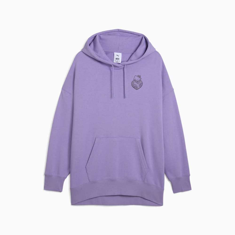 Изображение Puma Худи PUMA X HELLO KITTY AND FRIENDS Graphic Oversized Training Hoodie Women #1: Lavender Alert