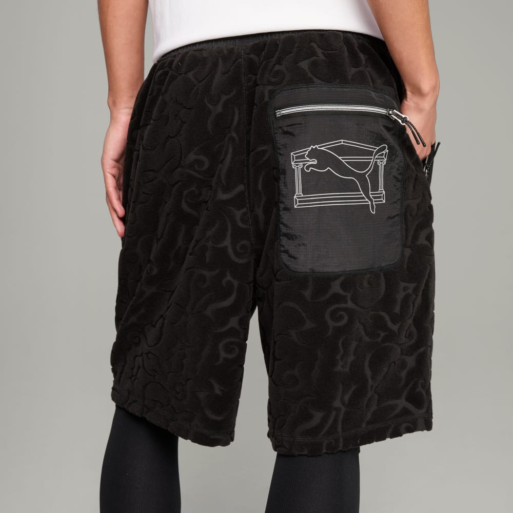 Изображение Puma Шорты PUMA x ARIES  Towelling Shorts Unisex #2: Puma Black
