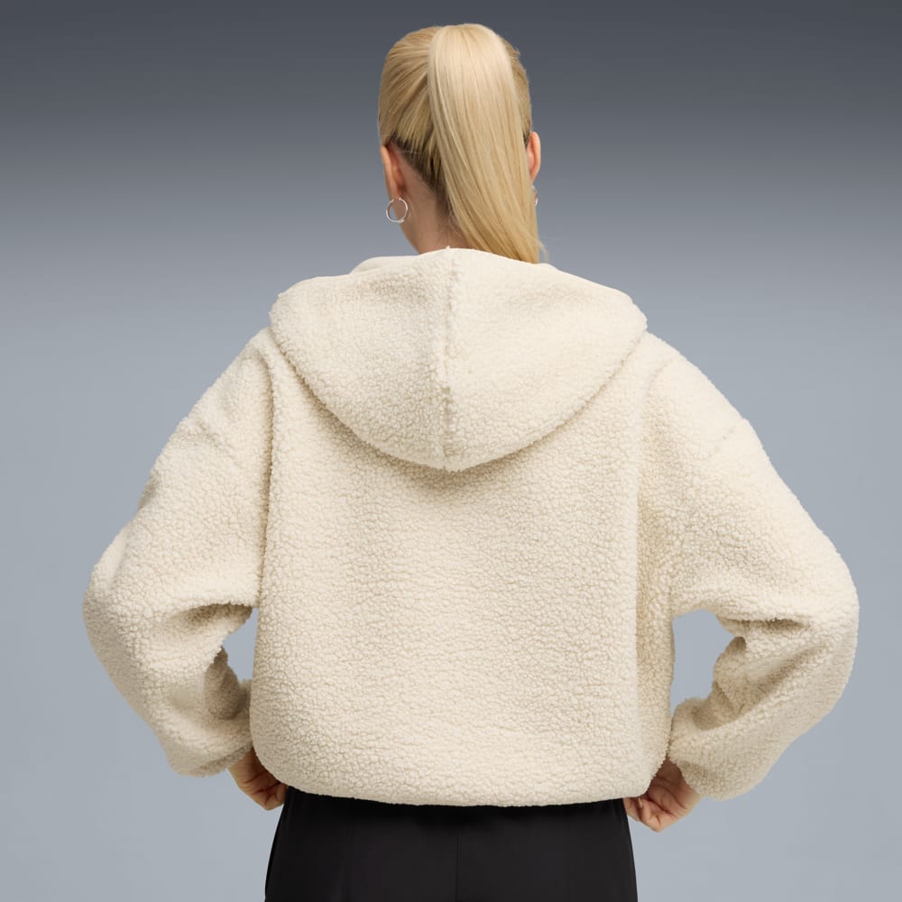 Зображення Puma Худі Wardrobe Essentials Oversized Polar Fleece Hoodie Women #2: Alpine Snow