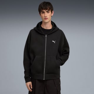 Изображение Puma Кофта Wardrobe Essentials Boxy Full-Zip Hoodie Men