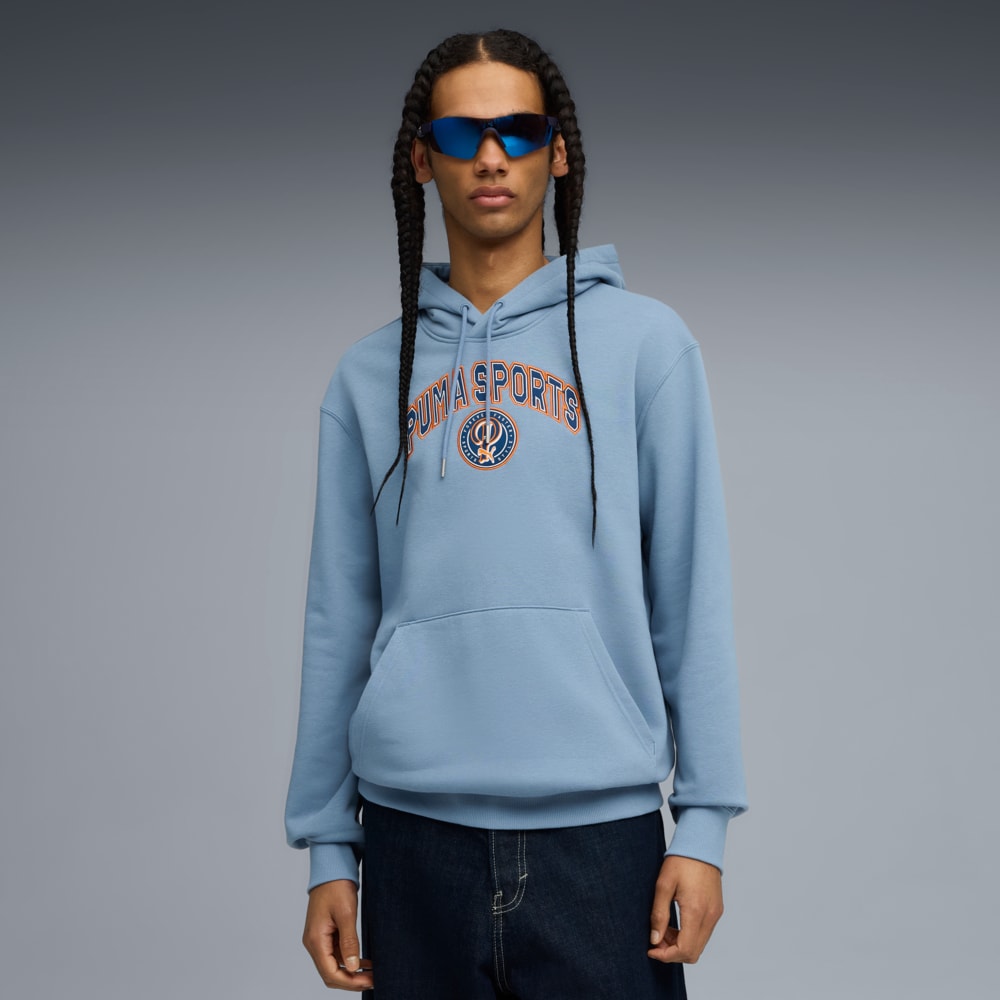 Изображение Puma Худи Wardrobe Essentials Sports Legacy Hoodie Men #1: Cool Blue