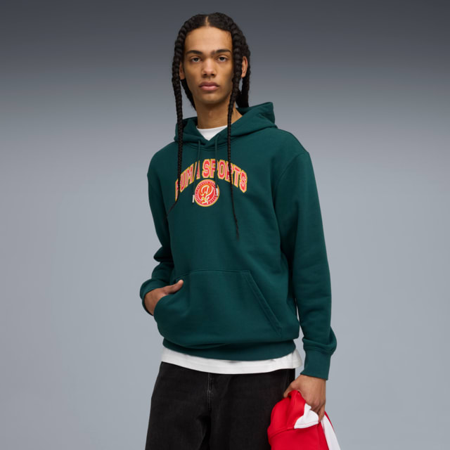 Imagen PUMA Polerón con capucha Wardrobe Essentials Sports Legacy para hombre