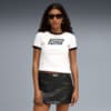 Изображение Puma Футболка FUTURE.PUMA.ARCHIVE Graphic Slim Tee Women #1: Puma White