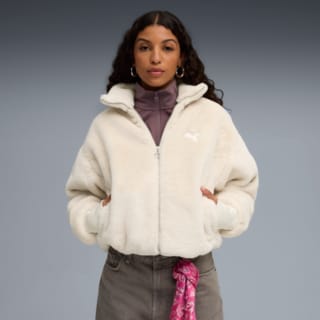 Изображение Puma Куртка Wardrobe Essentials Soft Fleece Jacket Women