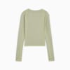 Изображение Puma Лонгслив YONA Tight Long Sleeve Top Women #7: Lux Army