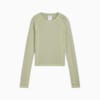Изображение Puma Лонгслив YONA Tight Long Sleeve Top Women #6: Lux Army