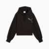 Image PUMA Moletom com Capuz LEO LUXE Relaxed Cropped Feminino #6