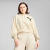 Image PUMA Moletom com Capuz LEO LUXE Relaxed Cropped Feminino #0