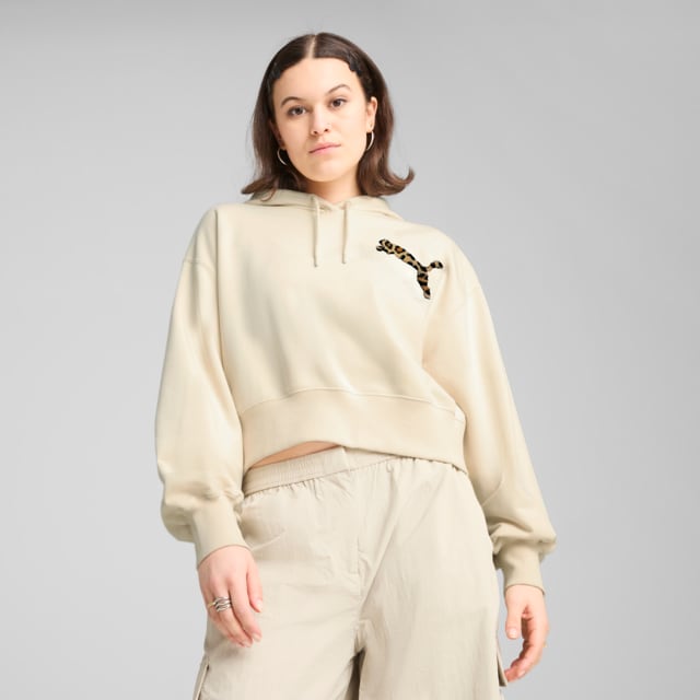 Imagen PUMA Polerón corto LEO LUXE para mujer