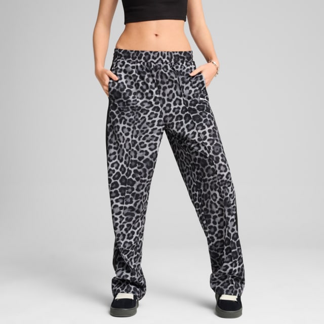 Image PUMA Calça T7 LEO LUXE All-Over Print Straight Feminina