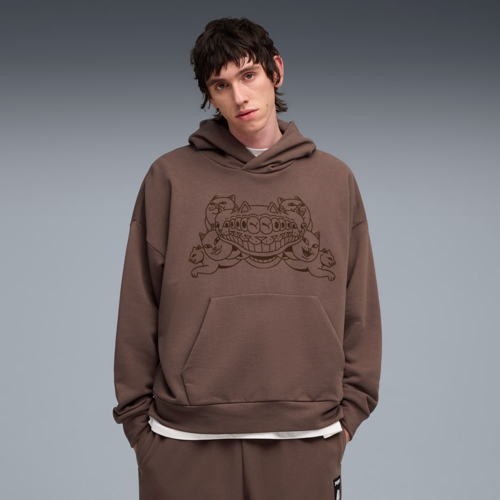 Imagen PUMA Polerón con capucha PUMA x RIPNDIP Boxy para hombre #1