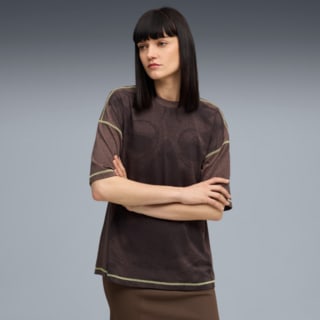 Изображение Puma Футболка YONA All-Over Print Tee Women