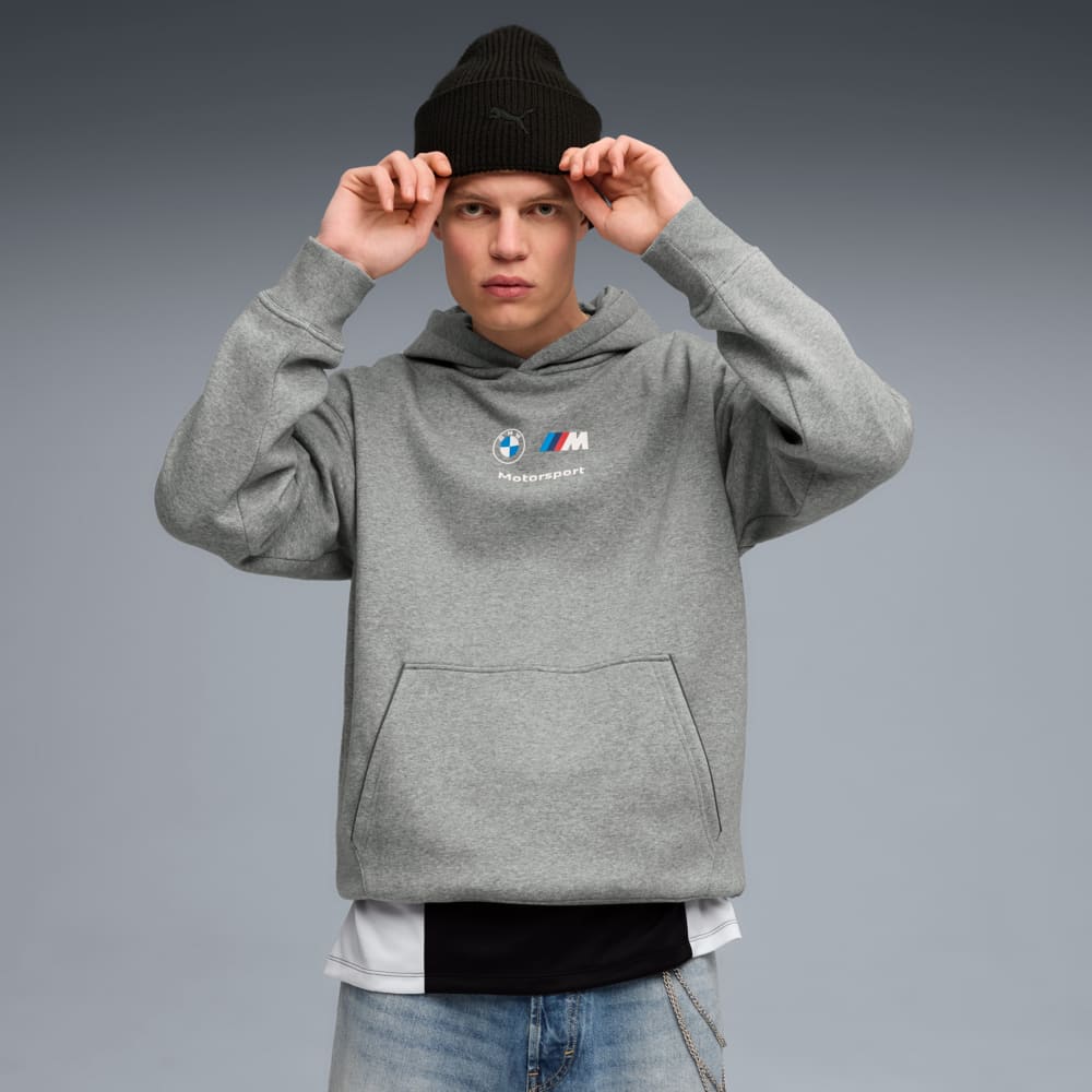 Imagen PUMA Polerón con capucha de felpa BMW M Motorsport Essentials+ para hombre #1