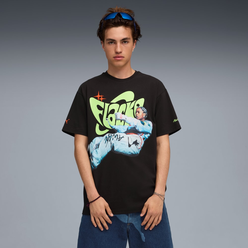 Изображение Puma Футболка A$AP ROCKY x PUMA Flacko Drive Tee Men #1: Puma Black