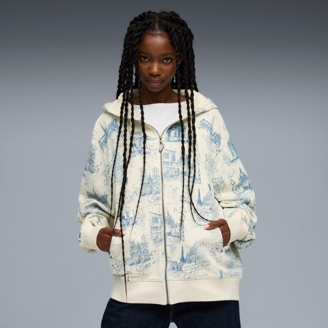 Imagen PUMA Polerón con capucha y cremallera FENTY x PUMA x SMURFS unisex