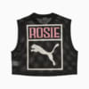 Изображение Puma Майка PUMA x ROSÉ Relaxed Mesh Top Women #7: Puma Black