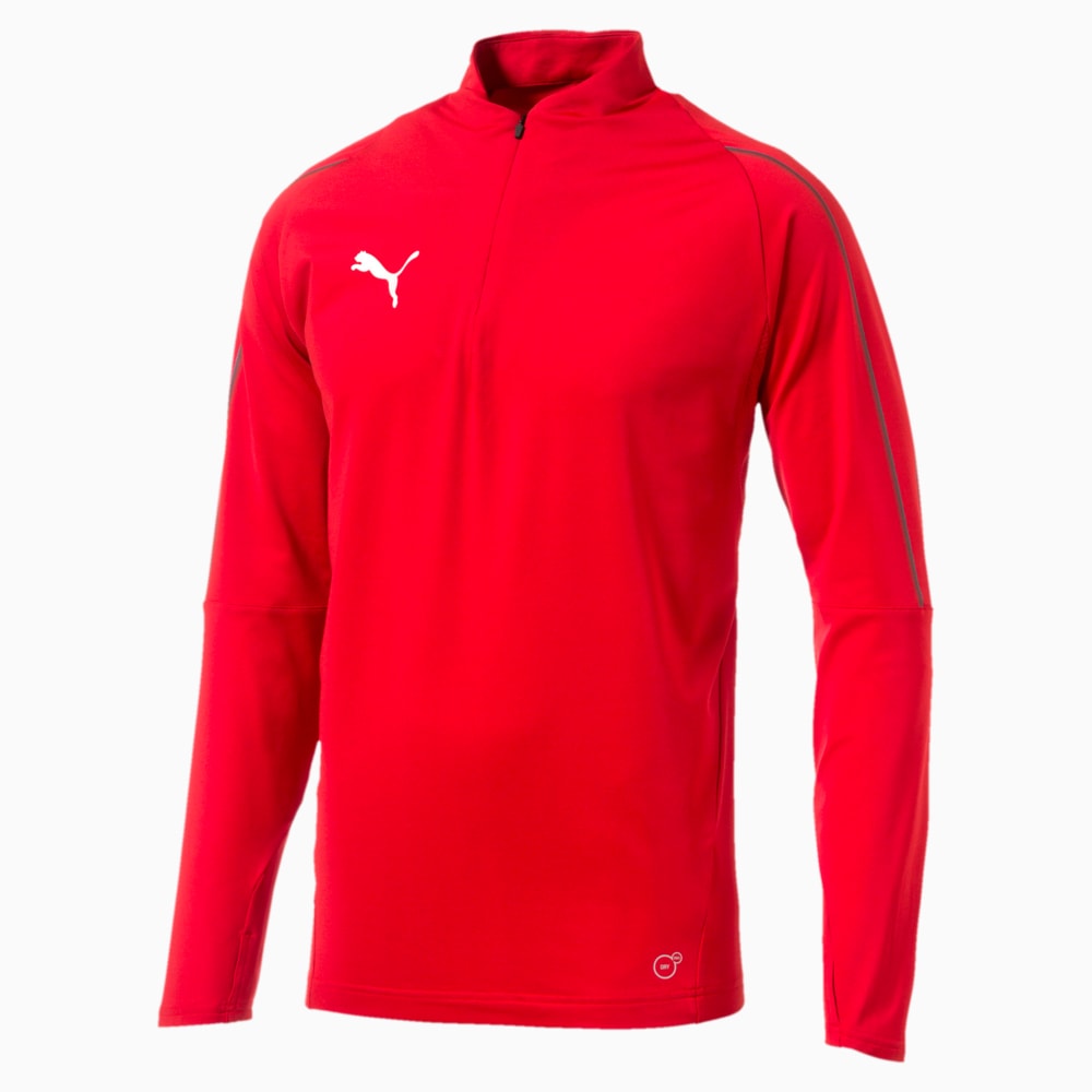 Зображення Puma Толстовка FINAL Training Quarter Zip Men's Football Sweater #1: Puma Red-Puma Black